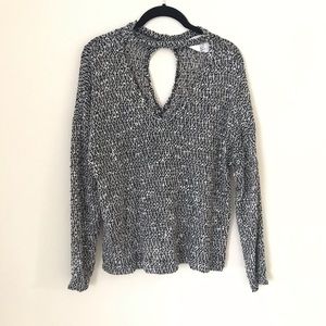 Black and white Knit sweater